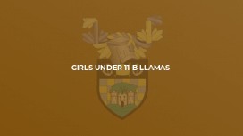 Girls Under 11 B Llamas
