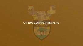 U11 Boys Winter Training