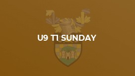 U9 T1 Sunday