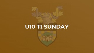 U10 T1 Sunday