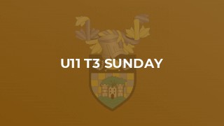 U11 T3 Sunday