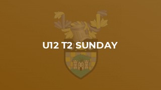 U12 T2 SUNDAY