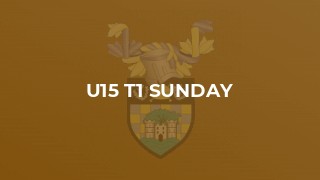 U15 T1 SUNDAY