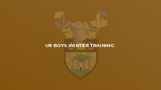 U8 Boys Winter Training