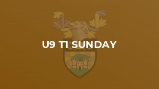 U9 T1 Sunday