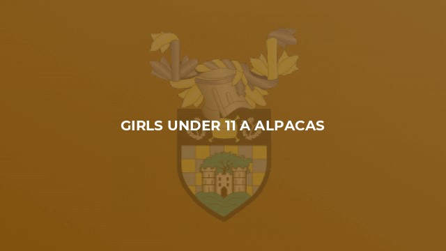 Girls Under 11 A Alpacas