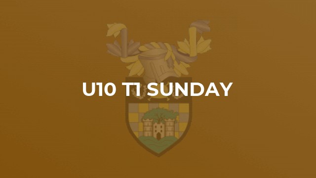 U10 T1 Sunday