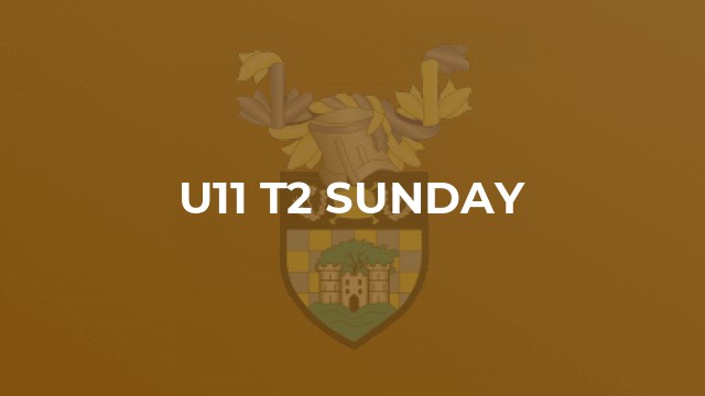 U11 T2 SUNDAY