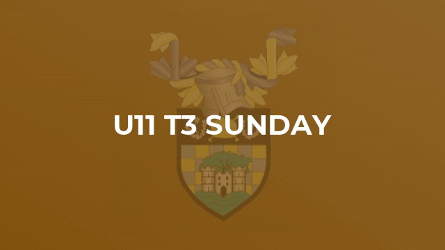 U11 T3 Sunday