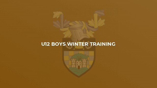 U12 Boys Winter Training