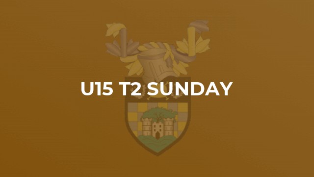 U15 T2 SUNDAY