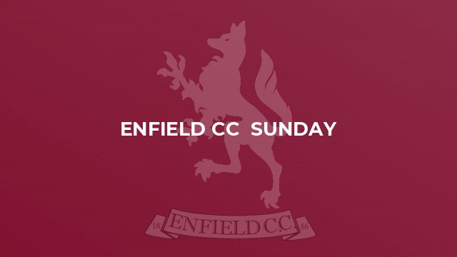 Enfield CC  Sunday