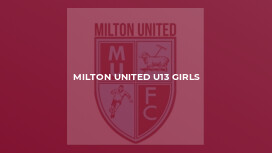 Milton United U13 Girls