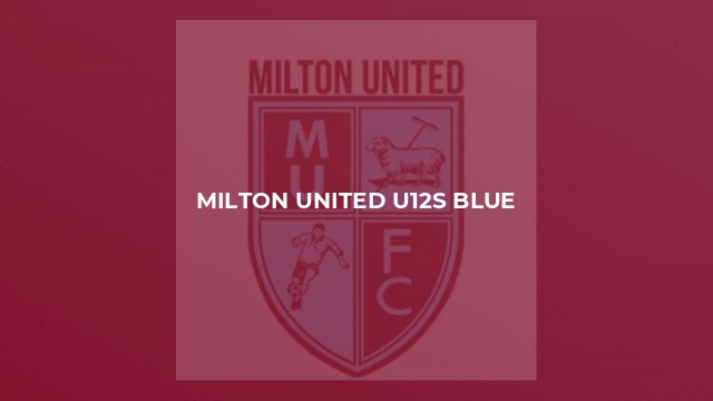 Milton United U12s Blue