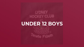 Under 12 boys