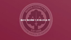 Boy born 1.9.16-31.8.17