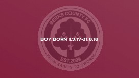 Boy born 1.9.17-31.8.18