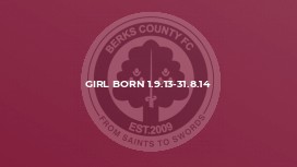 Girl born 1.9.13-31.8.14