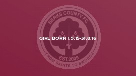 Girl born 1.9.15-31.8.16