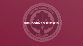 Girl born 1.9.17-31.8.18