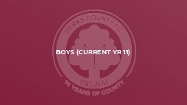 Boys (current yr 11)