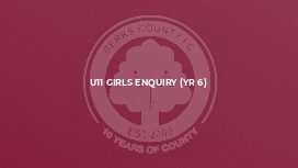 U11 Girls Enquiry (yr 6)