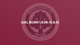 Girl born 1.9.09-31.8.10