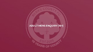 Adult Mens Enquiry (16+)