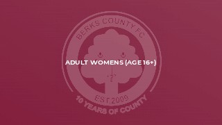 Adult Womens (age 16+)