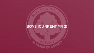 Boys (current yr 2)