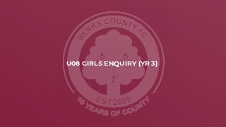 U08 Girls Enquiry (yr 3)