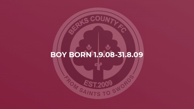 Boy born 1.9.08-31.8.09