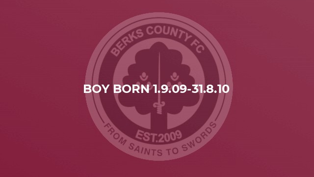 Boy born 1.9.09-31.8.10