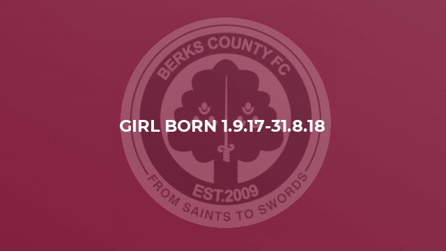 Girl born 1.9.17-31.8.18