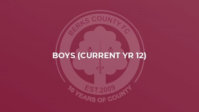 Boys (current yr 12)
