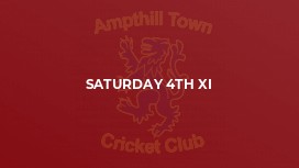 Saturday 4th XI