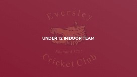 Under 12 Indoor Team