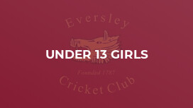 Under 13 Girls