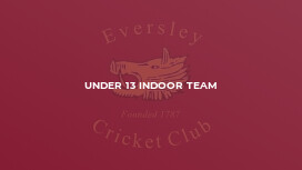 Under 13 Indoor Team