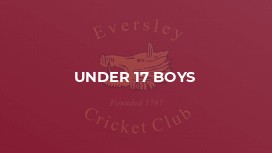 Under 17 Boys