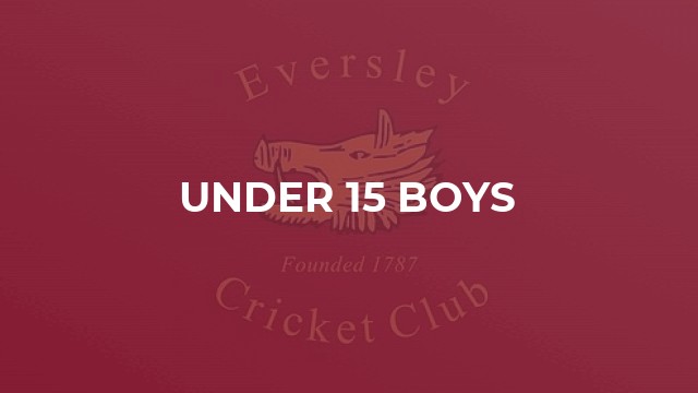 Under 15 Boys