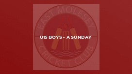 U15 Boys - A Sunday