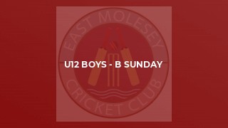 U12 Boys - B Sunday