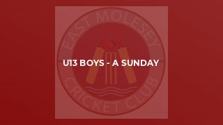 U13 Boys - A Sunday