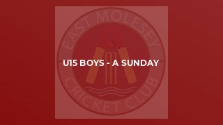 U15 Boys - A Sunday