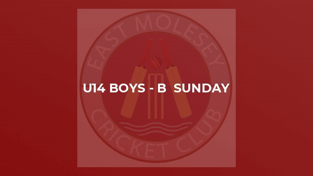 U14 Boys - B  Sunday