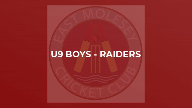 U9 Boys - Raiders