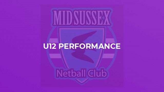 U12 Performance