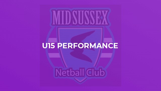 U15 Performance