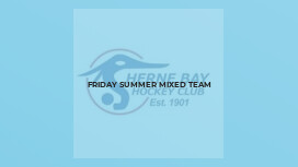 Friday Summer Mixed Team
